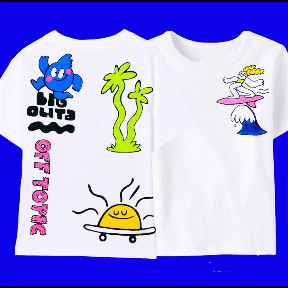 NWT Zara Graphic Tshirt Kids Shirt baby boys girls Toddlers Tee Beach Gift